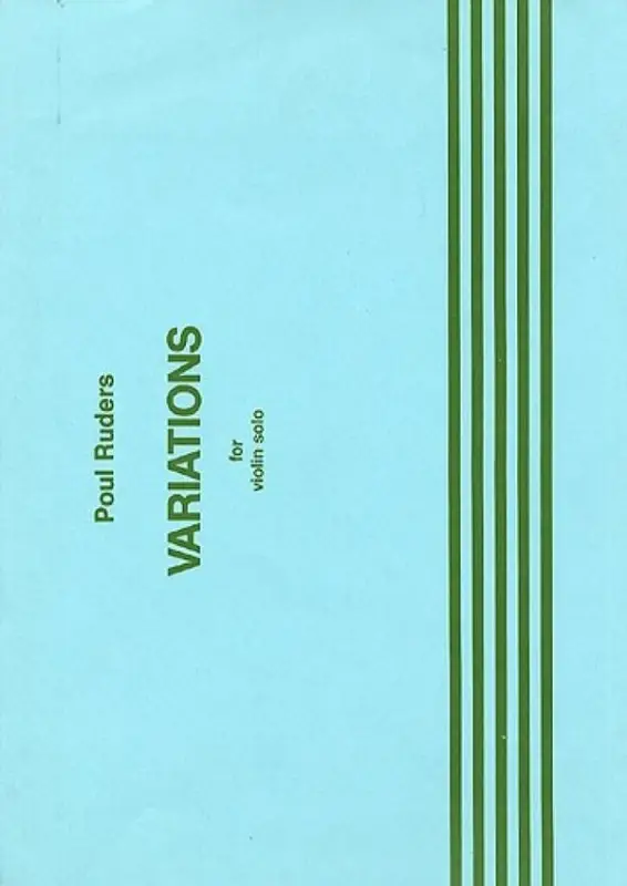 Aktuell Poul Ruders, Variations For Violin Solo