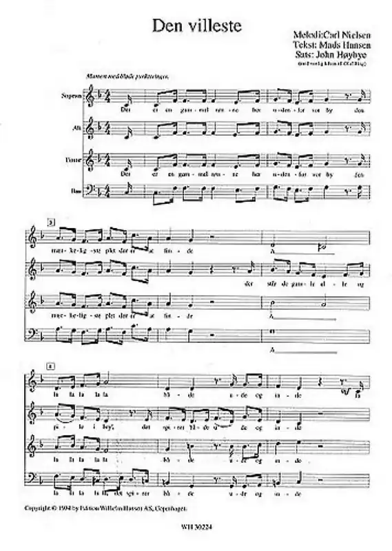 Carl Nielsen_John Höybye_Mads Hansen, Den Villeste Günstig