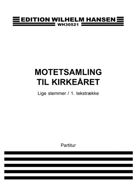 Bent Fabricius-Bjerre, Motetsamling Til Kirkearet Super-Preis