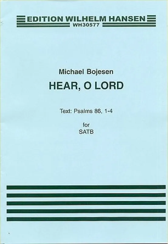Abverkauf Michael Bojesen, Hear, O Lord