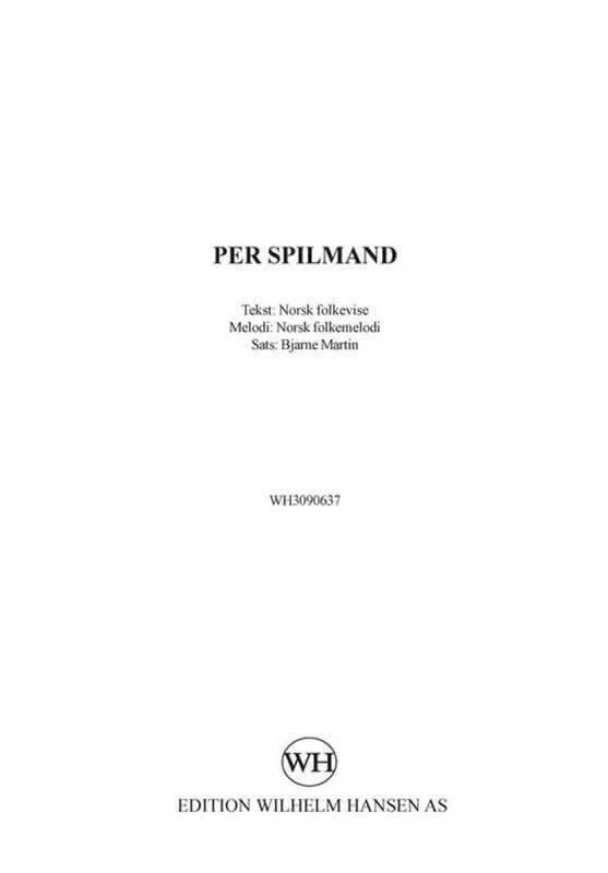 Saisonangebot Per Spilmand