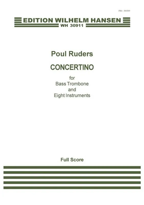 Zertifiziert Poul Ruders, Concertino