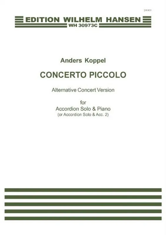 Beliebt Anders Koppel, Concerto Piccolo