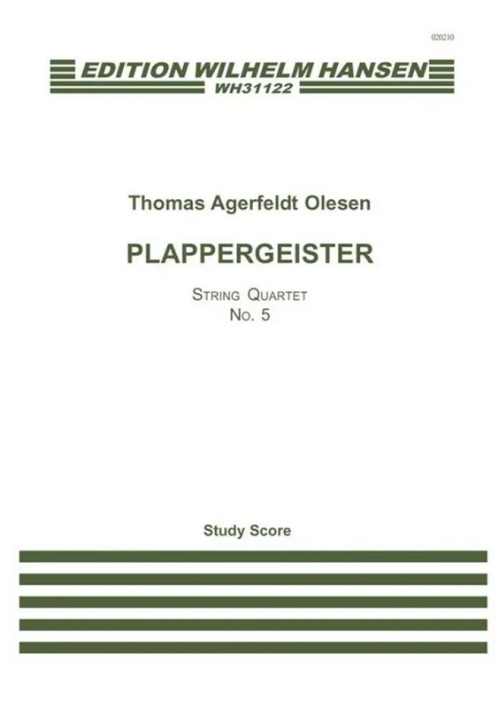 Thomas Agerfeldt Olesen, Plappergeister - String Quartet No.5 Billig