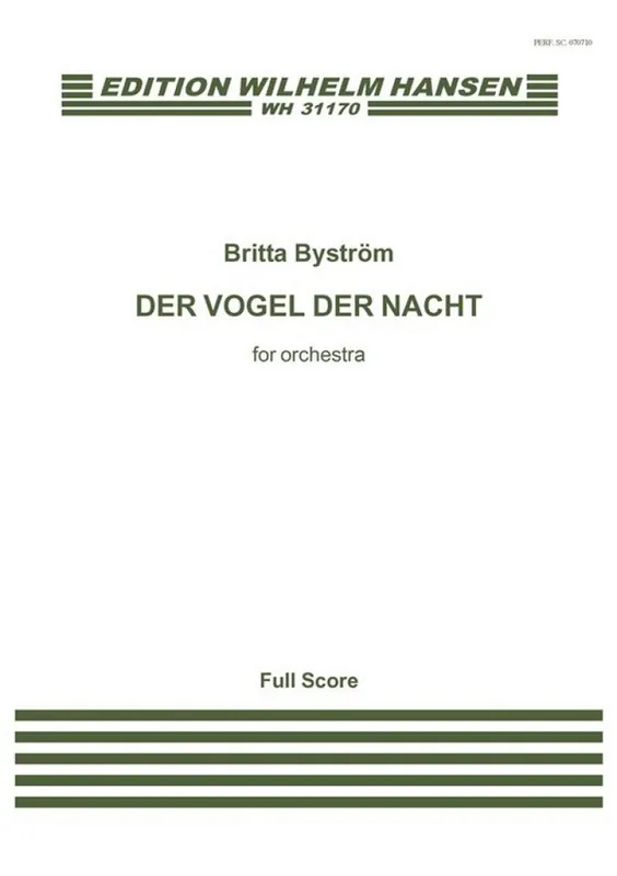 Britta Byström, Der Vogel Der Nacht Kostenloser Versand
