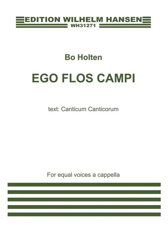 Bo Holten, Ego Flos Campi Versand Am Gleichen Tag