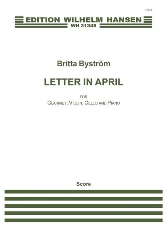 Britta Byström, Letter In April Preis Gesenkt