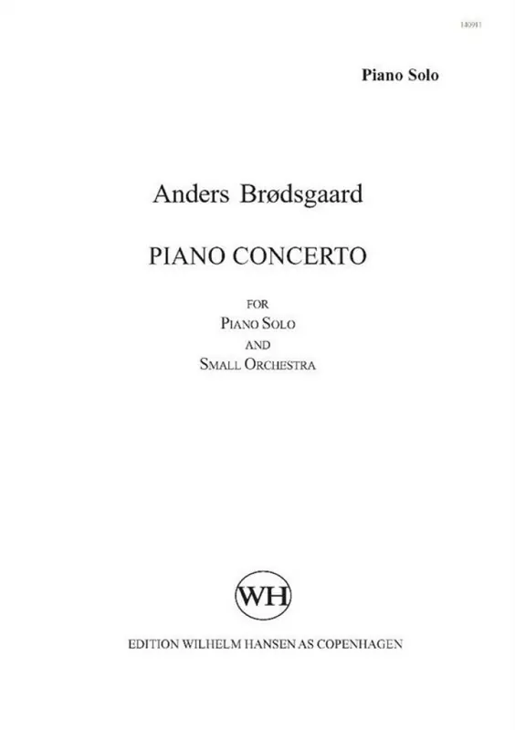 Anders Brödsgaard, Piano Concerto Markenprodukt
