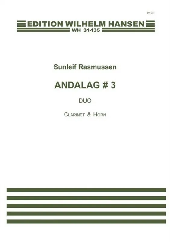 Solange Der Vorrat Reicht Sunleif Rasmussen, Andalag # 3
