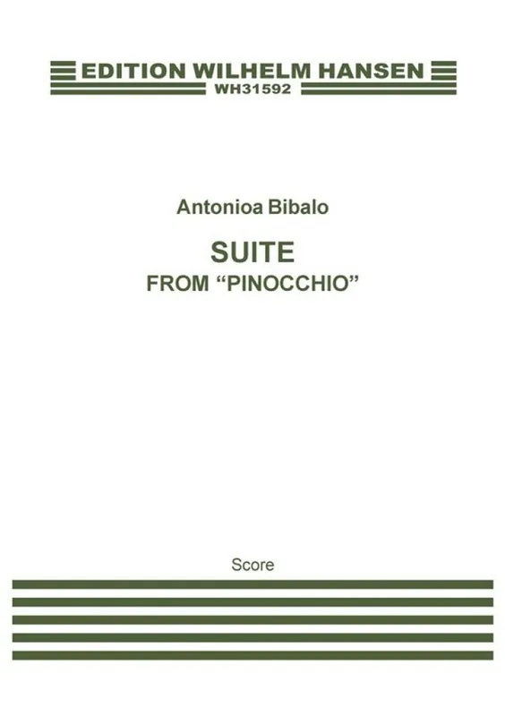 Antonio Bibalo, Suite From "Pinnochio" Score Wochenendangebot