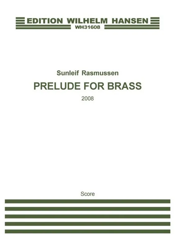 Abverkauf Sunleif Rasmussen, Prelude For Brass