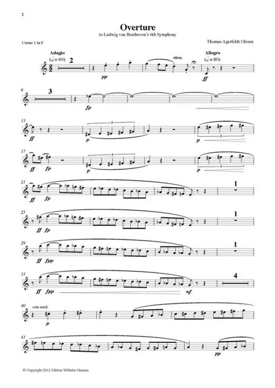 Thomas Agerfeldt Olesen, Overture Finale Aktion