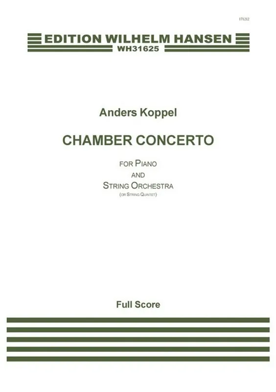 Top-Angebot Anders Koppel, Piano Chamber Concerto