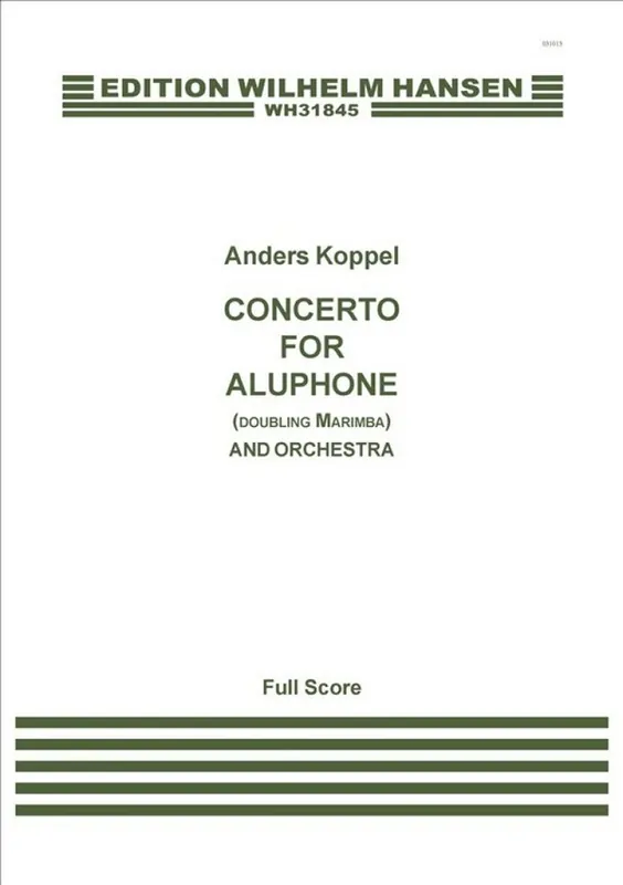 Schnäppchen Anders Koppel, Concerto For Aluphone