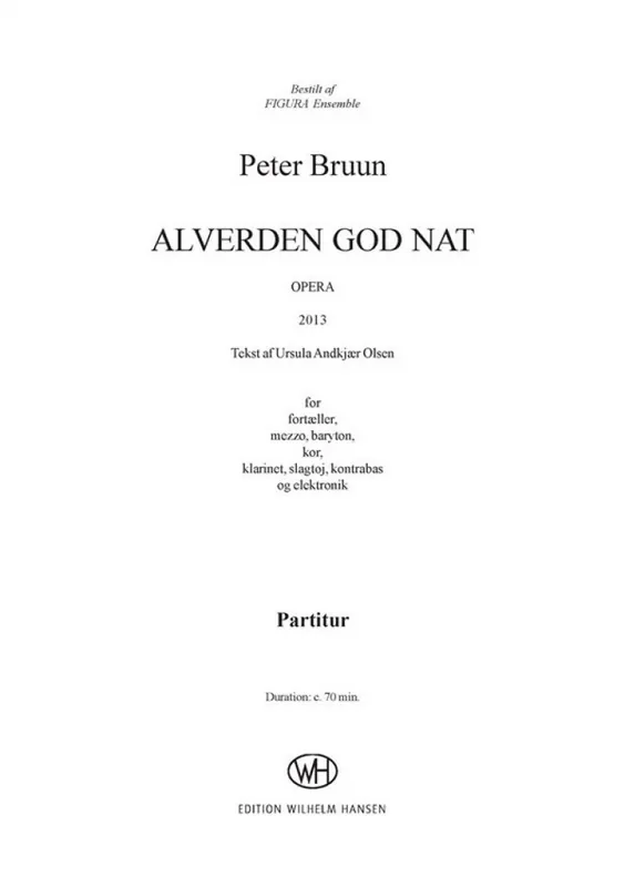 Direkt Vom Hersteller Peter Brunn, Alverden God Nat