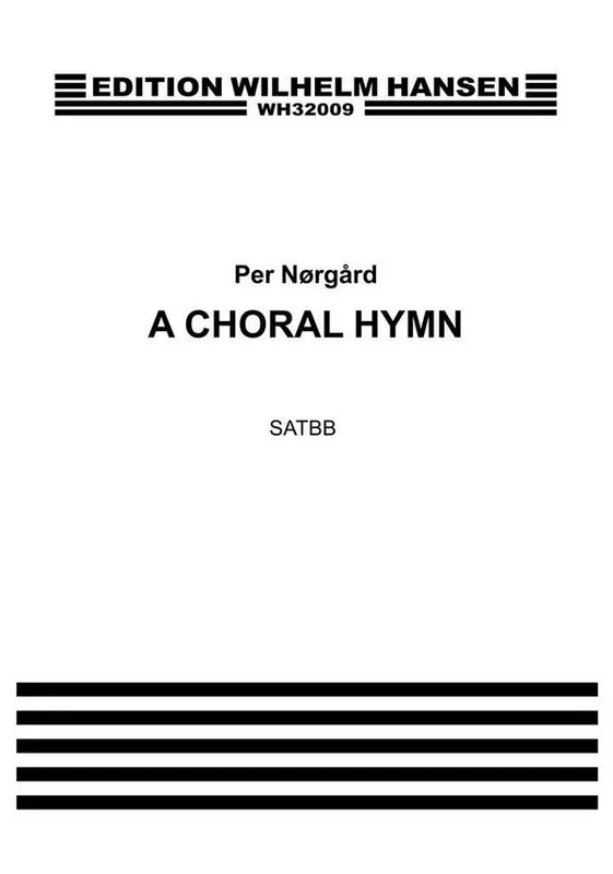 Direkt Vom Hersteller Per Nörgård, A Choral Hymn