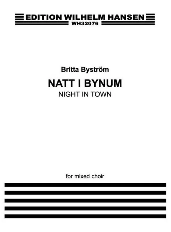 Britta Byström_Katrin Reinert, Natt I Bynum Preisknaller