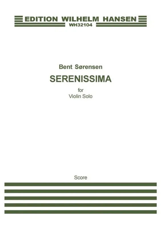 Abverkauf Bent Sörensen, Serenissima