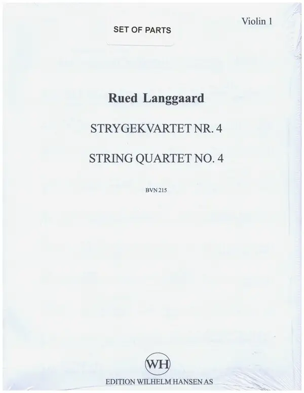 String Quartet No.4 'Sommerdage' Meistverkauft