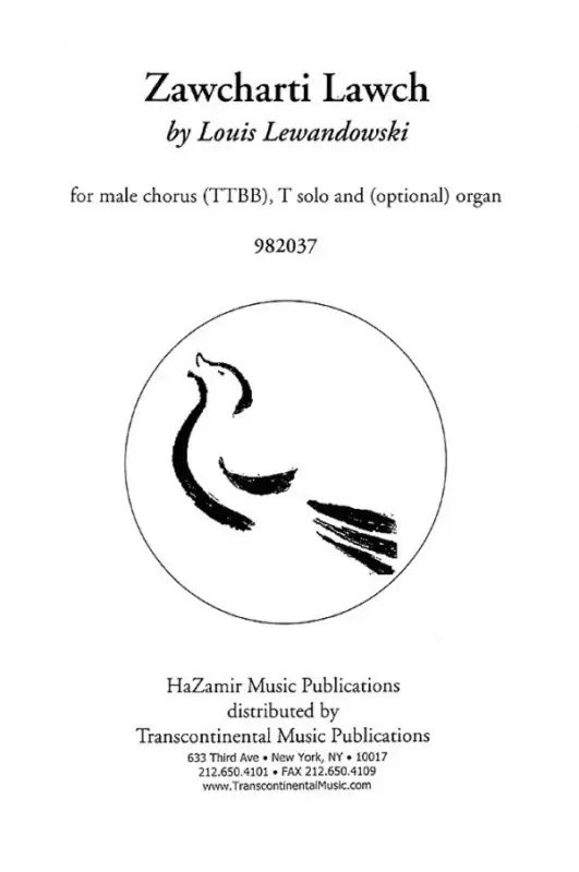 Meistverkauft Louis Lewandowski, Zawcharti Lawch