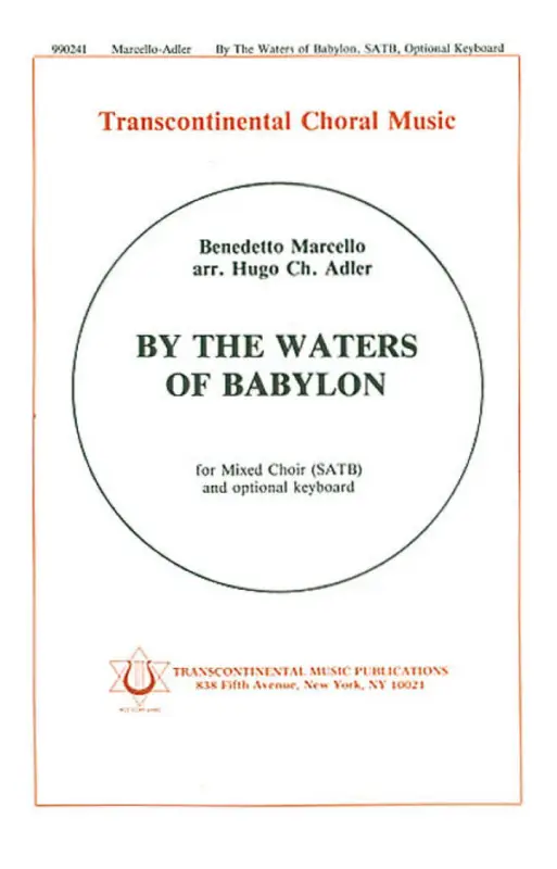 Benedetto Marcello, By The Waters Of Babylon Bestseller
