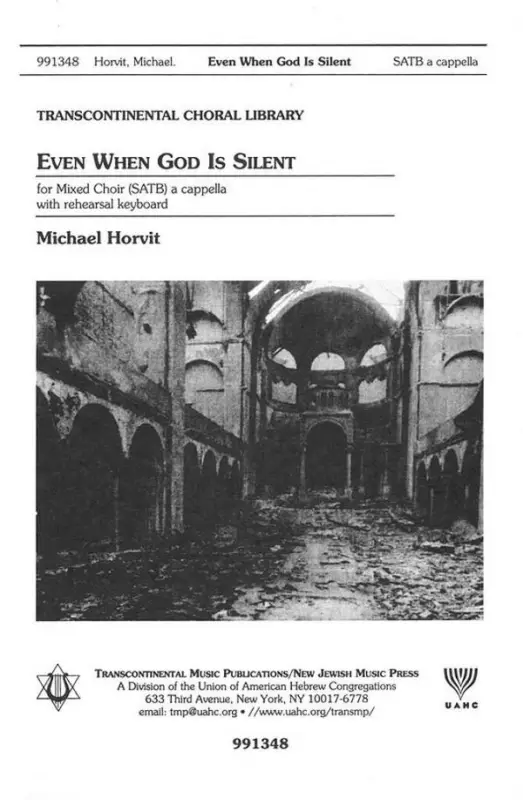 Begrenztes Angebot Michael Horvit, Even When God Is Silent