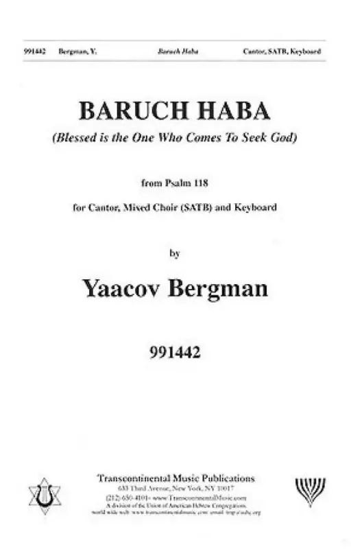 Billig Yaacov Bergman, Baruch Haba