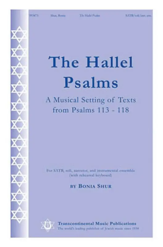 Bonia Shur, The Hallel Psalms Jetzt Bestellen