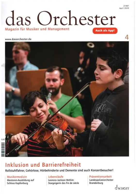 Kostenloser Versand Das Orchester April 2020