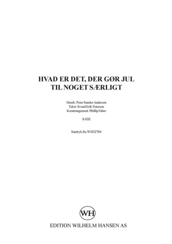 Direktkauf Peter Sander Andersen_Svend Erik Petersen, Hvad Er Det Der Gör Jul Til