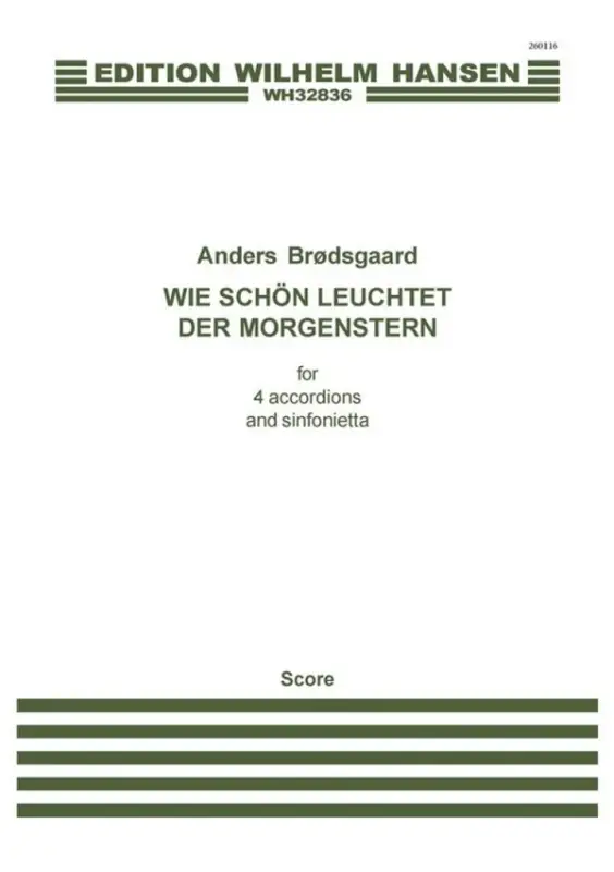 Anders Brödsgaard, Wie Schön Leuchtet Der Morgenstern Top-Preis