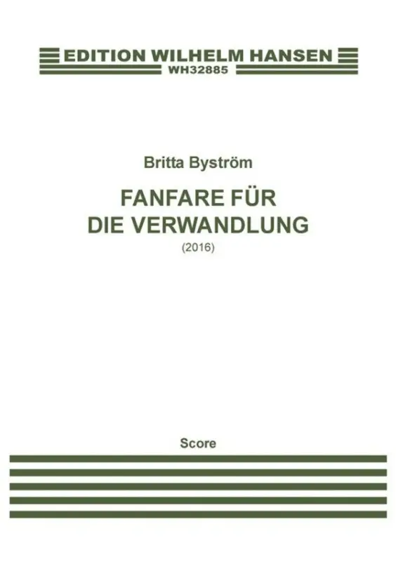 Britta Byström, Fanfare Für Die Verwandlung Top-Preis
