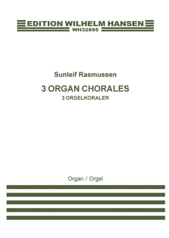 3 Organ Chorales in Memoriam Kjartan Hoydal Letzte Chance