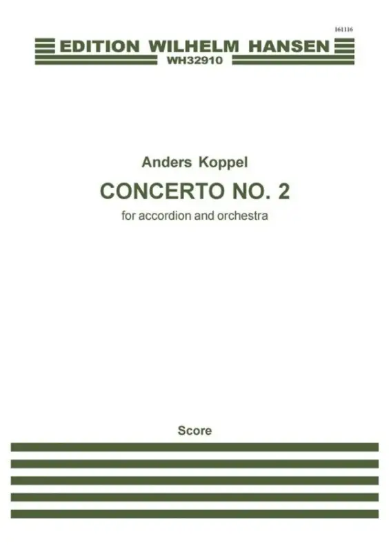 Anders Koppel, Concerto No.2 For Accordion And Orchestra Aktuell