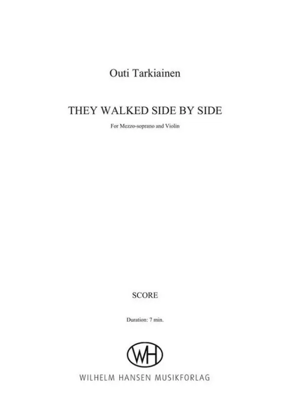 Billig Outi Tarkiainen, They Walked Side by Side