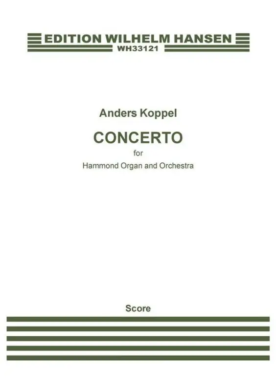 Top-Preis Anders Koppel, Concerto For Hammond Organ & Orchestra