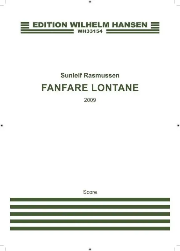 Sunleif Rasmussen, Fanfare Lontane Direkt Vom Hersteller