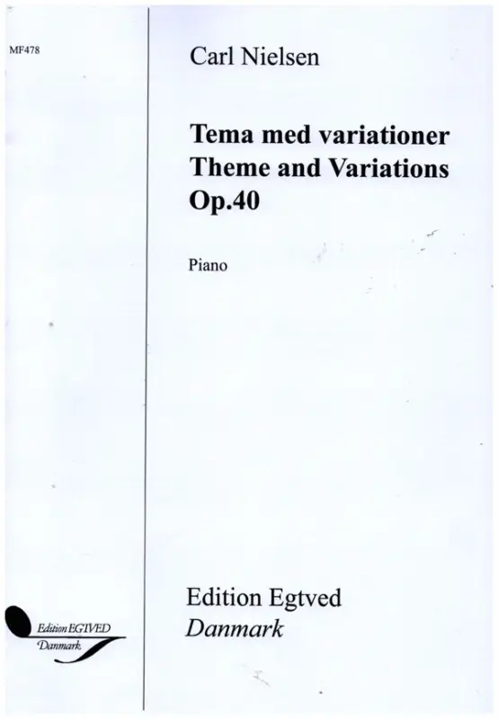Tema Med Variationer op.40 Neuheit