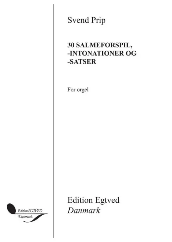 Sonderangebot 30 Salmeforspil For Organ