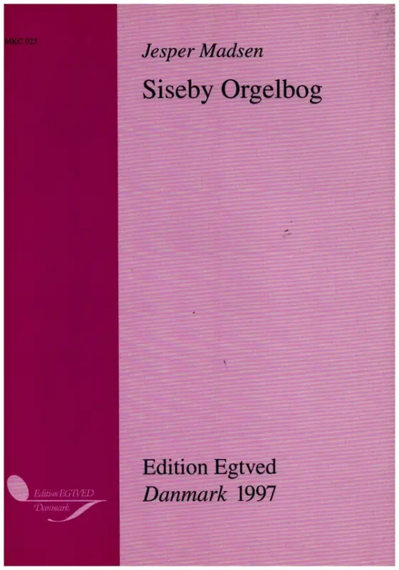 Bestseller Siseby Orgelbog