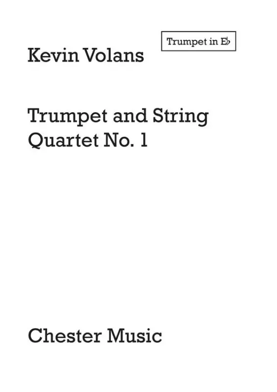 Kevin Volans, Trumpet and String Quartet No.1 (Parts) Beliebt