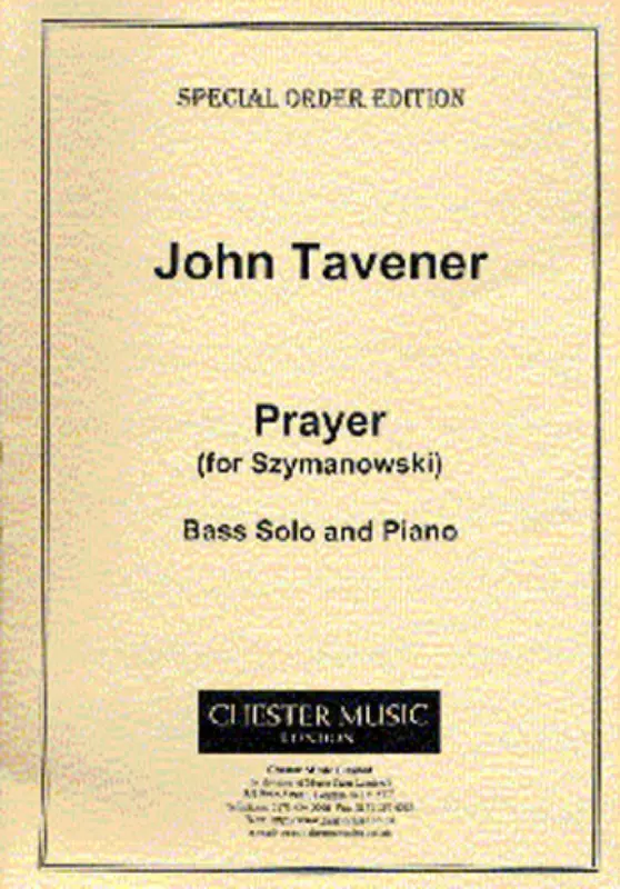 Prayer for Szymanowski Schneller Versand