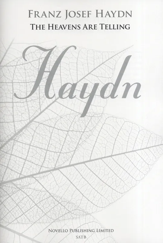 Zertifiziert Franz Joseph Haydn, The Heavens are Telling