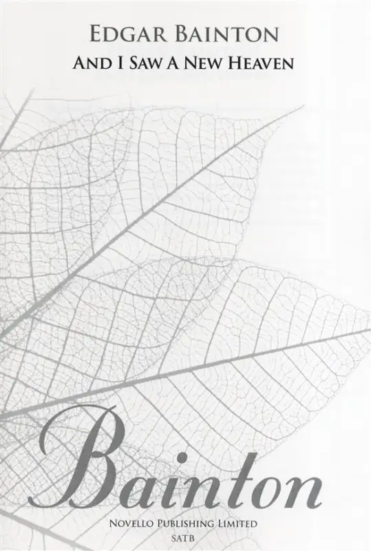 And I Saw a New Heaven Sofort Bestellen