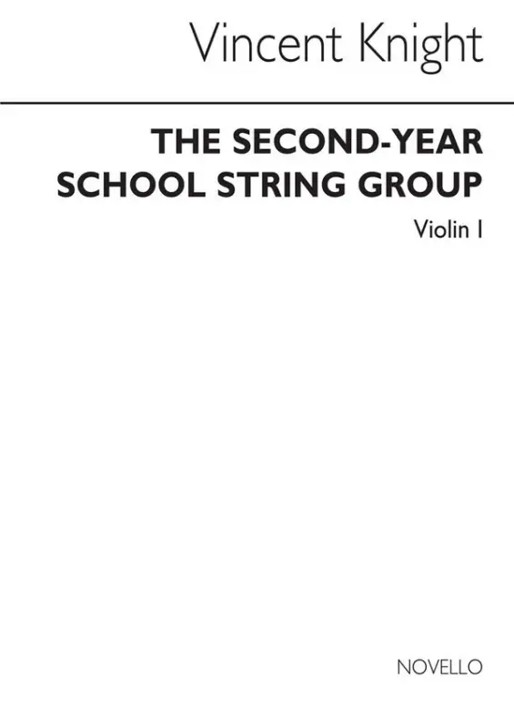V. Knight, Second-year School String Group Violin 1 Part Preisreduziert