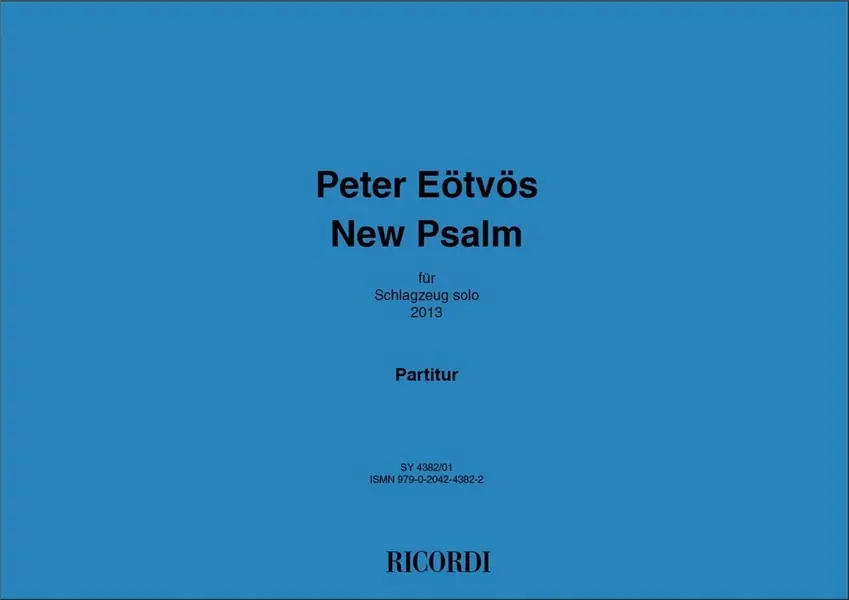 Angebot Péter Eötvös, New Psalm
