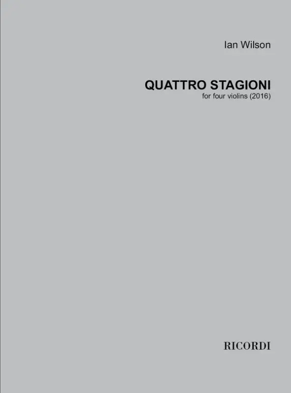 Direktkauf Ian Wilson, Quattro Stagioni